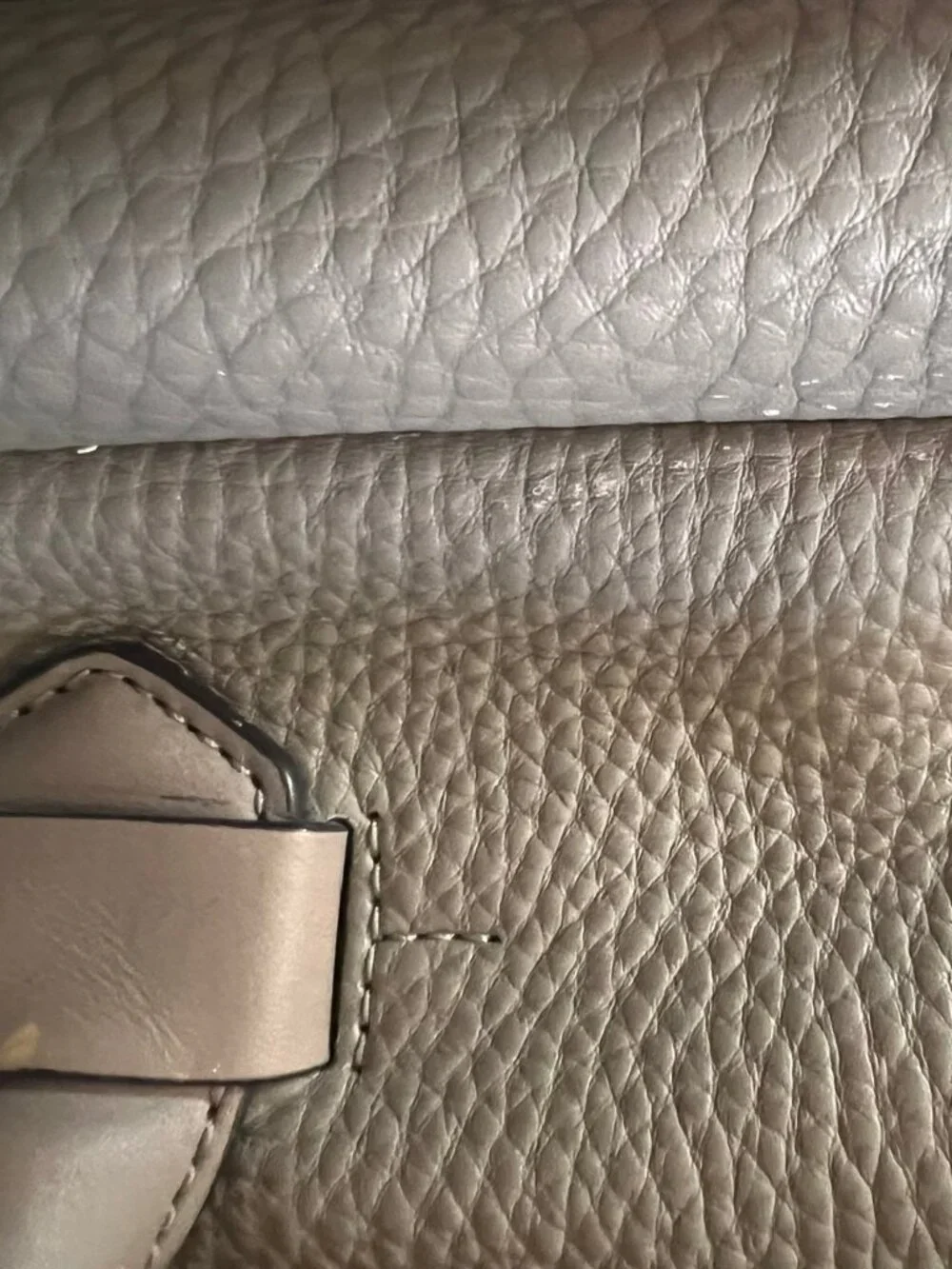 Y2K MARC BY MARC JACOBS HALF PIPE DUFFLE PEBBLE LEATHER SATCHEL BAG TAUPE
